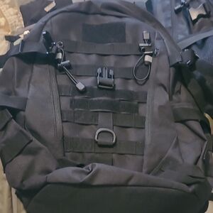 Source Unknown Black Tactical Backpack